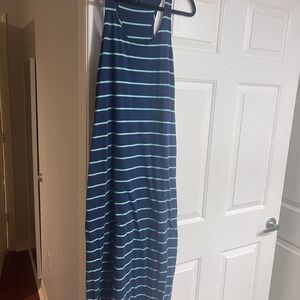 Just Love Blue and White Maxi Dress for Casual Resort Wear